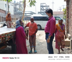 করতোয়া ও ফুলজোড় নদীর দূষণ পরিস্থিতি পরিদর্শন